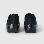 Bequeme Damen Turnschuhe aus Stretchmaterial – Atmungsaktive Sneaker in Schwarz mit Rutschfester Sohle und Breiter Zehenbox 4