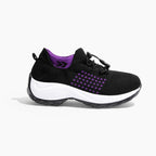 Bequeme Orthopädische Schuhe für Damen – Anatomische Unterstützung, Rutschfeste Turnschuhe aus Synthetischem Strickstoff 1