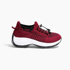 Bequeme Orthopädische Schuhe für Damen – Anatomische Unterstützung, Rutschfeste Turnschuhe aus Synthetischem Strickstoff 4