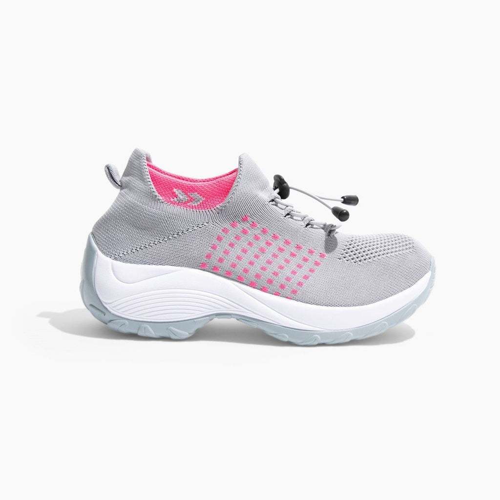 Bequeme Orthopädische Schuhe für Damen – Anatomische Unterstützung, Rutschfeste Turnschuhe aus Synthetischem Strickstoff 6