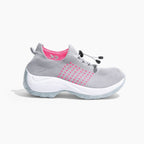 Bequeme Orthopädische Schuhe für Damen – Anatomische Unterstützung, Rutschfeste Turnschuhe aus Synthetischem Strickstoff 6