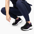 Bequeme Orthopädische Schuhe für Damen – Anatomische Unterstützung, Rutschfeste Turnschuhe aus Synthetischem Strickstoff 7