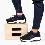 Bequeme Orthopädische Schuhe für Damen – Anatomische Unterstützung, Rutschfeste Turnschuhe aus Synthetischem Strickstoff 8