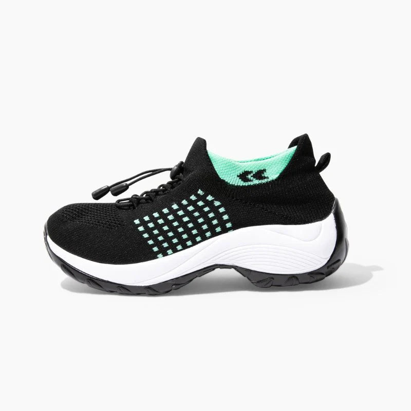 Ortho Stretch Cushion Shoes - Black Purple (Copy)